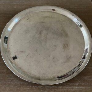 Vintage Silverplate Round Serving Tray Godinger Silver Art Co.